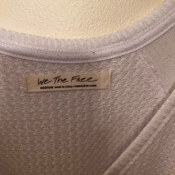 Free People waffle knit top - Picture 3 of 3